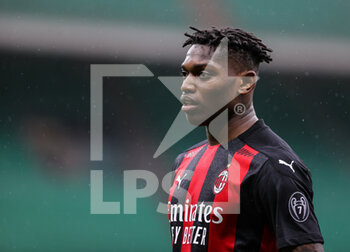 2021-04-21 - Rafael Leao of AC Milan during the Serie A 2020/21 football match between AC Milan vs US Sassuolo at Giuseppe Meazza Stadium, Milan, Italy on April 21, 2021 - Photo FCI / Fabrizio Carabelli - AC MILAN VS US SASSUOLO - ITALIAN SERIE A - SOCCER