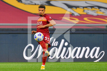 2021-04-22 - Bruno Peres of AS Roma seen in action during the Italian Football Championship League A 2020/2021 match between AS Roma vs Atalanta at the Olimpic Stadium in Rome. - AS ROMA VS ATALANTA BC - ITALIAN SERIE A - SOCCER