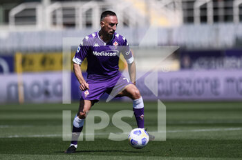 2021-04-25 - Franck Ribery of ACF Fiorentina in action - ACF FIORENTINA VS JUVENTUS FC - ITALIAN SERIE A - SOCCER