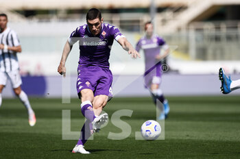2021-04-25 - Nikola Milenkovic of ACF Fiorentina in action  - ACF FIORENTINA VS JUVENTUS FC - ITALIAN SERIE A - SOCCER