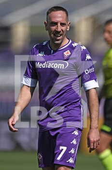 2021-04-25 - Franck Ribery of ACF Fiorentina in action - ACF FIORENTINA VS JUVENTUS FC - ITALIAN SERIE A - SOCCER