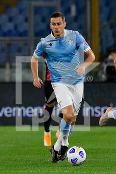 2021-04-26 - Adam Marusic of SS Lazio seen in action during the Italian Football Championship League A 2020/2021 match between SS Lazio vs AC Milan at the Olimpic Stadium in Rome. - SS LAZIO VS AC MILAN - ITALIAN SERIE A - SOCCER