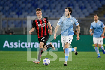 2021-04-26 - Luis Alberto of SS Lazio seen in action during the Italian Football Championship League A 2020/2021 match between SS Lazio vs AC Milan at the Olimpic Stadium in Rome. - SS LAZIO VS AC MILAN - ITALIAN SERIE A - SOCCER