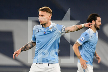 2021-04-26 - Ciro Immobile of SS Lazio seen in action during the Italian Football Championship League A 2020/2021 match between SS Lazio vs AC Milan at the Olimpic Stadium in Rome. - SS LAZIO VS AC MILAN - ITALIAN SERIE A - SOCCER