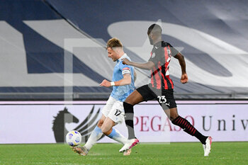 2021-04-26 - Ciro Immobile of SS Lazio seen in action during the Italian Football Championship League A 2020/2021 match between SS Lazio vs AC Milan at the Olimpic Stadium in Rome. - SS LAZIO VS AC MILAN - ITALIAN SERIE A - SOCCER
