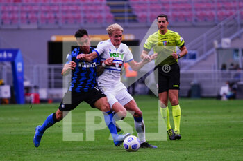 2021-05-08 - Lautaro Martinez (FC Inter) during the Italian championship Serie A football match between FC Internazionale and UC Sampdoria on May 8, 2021 at Giuseppe Meazza stadium in Milan, Italy - Photo Morgese-Rossini / DPPI - INTER - FC INTERNAZIONALE VS UC SAMPDORIA - ITALIAN SERIE A - SOCCER