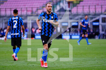 2021-05-08 - Christian Eriksen (FC Inter) during the Italian championship Serie A football match between FC Internazionale and UC Sampdoria on May 8, 2021 at Giuseppe Meazza stadium in Milan, Italy - Photo Morgese-Rossini / DPPI - INTER - FC INTERNAZIONALE VS UC SAMPDORIA - ITALIAN SERIE A - SOCCER