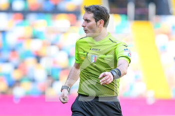 2021-05-08 - The referee of the match Daniele Santoro - UDINESE CALCIO VS BOLOGNA FC - ITALIAN SERIE A - SOCCER