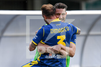 2021-05-09 - Esultanza di Federico Dimarco (Hellas Verona) per il gol - HELLAS VERONA VS TORINO FC - ITALIAN SERIE A - SOCCER