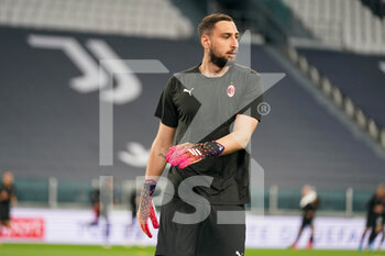 2021-05-09 - Gianluigi Donnarumma of AC Milan during the Italian championship Serie A football match between Juventus FC and AC Milan on May 9, 2021 at Allianz Stadium in Turin, Italy - Photo Morgese-Rossini / DPPI - JUVENTUS FC VS AC MILAN - ITALIAN SERIE A - SOCCER