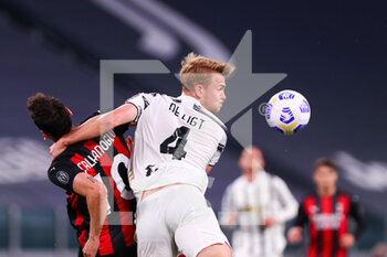 2021-05-09 - Matthijs de Ligt of Juventus Fc during the Italian championship Serie A football match between Juventus FC and AC Milan on May 9, 2021 at Allianz Stadium in Turin, Italy - Photo Morgese-Rossini / DPPI - JUVENTUS FC VS AC MILAN - ITALIAN SERIE A - SOCCER
