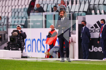 2021-05-09 - Andrea Pirlo coach of Juventus Fc during the Italian championship Serie A football match between Juventus FC and AC Milan on May 9, 2021 at Allianz Stadium in Turin, Italy - Photo Morgese-Rossini / DPPI - JUVENTUS FC VS AC MILAN - ITALIAN SERIE A - SOCCER