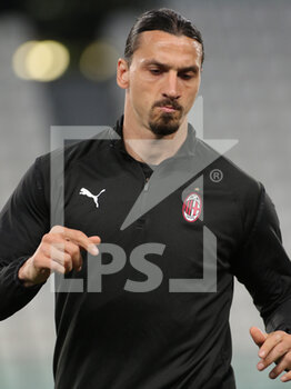2021-05-09 - Zlatan Ibrahimović (AC Milan) during warmup - JUVENTUS FC VS AC MILAN - ITALIAN SERIE A - SOCCER