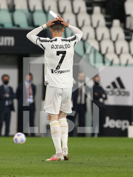 2021-05-09 - Cristiano Ronaldo (Juventus FC) disappointed - JUVENTUS FC VS AC MILAN - ITALIAN SERIE A - SOCCER