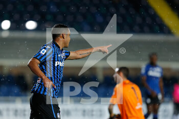 2021-05-12 - Luis Muriel (Atalanta) esulta dopo aver segnato il gol del vantaggio - ATALANTA BC VS BENEVENTO CALCIO - ITALIAN SERIE A - SOCCER