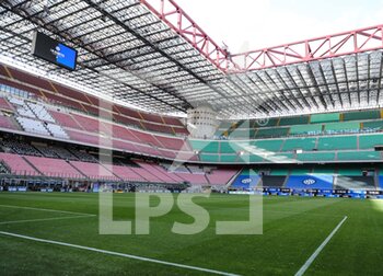 2021-05-12 - View of the Stadium during the Serie A 2020/21 football match between FC Internazionale and AS Roma at Giuseppe Meazza Stadium, Milan, Italy on May 12, 2021 - Photo FCI / Fabrizio Carabelli - INTER - FC INTERNAZIONALE VS AS ROMA - ITALIAN SERIE A - SOCCER