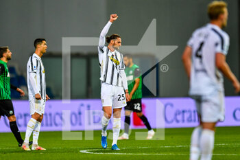 2021-05-12 - Adrien Rabiot (Juventus FC) celebrates after scoring a goal 0-1 - US SASSUOLO VS JUVENTUS FC - ITALIAN SERIE A - SOCCER
