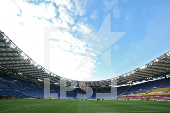 2021-05-15 - General view of the stadium during the Italian championship Serie A football match between AS Roma and SS Lazio on May 15, 2021 at Stadio Olimpico in Rome, Italy - Photo Federico Proietti / DPPI - AS ROMA VS SS LAZIO - ITALIAN SERIE A - SOCCER
