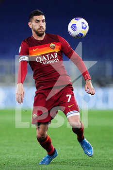 2021-05-15 - Lorenzo Pellegrini of Roma in action during the Italian championship Serie A football match between AS Roma and SS Lazio on May 15, 2021 at Stadio Olimpico in Rome, Italy - Photo Federico Proietti / DPPI - AS ROMA VS SS LAZIO - ITALIAN SERIE A - SOCCER