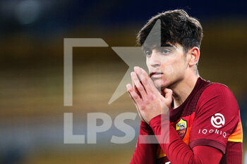 2021-05-15 - Gonzalo Villar of Roma reacts during the Italian championship Serie A football match between AS Roma and SS Lazio on May 15, 2021 at Stadio Olimpico in Rome, Italy - Photo Federico Proietti / DPPI - AS ROMA VS SS LAZIO - ITALIAN SERIE A - SOCCER