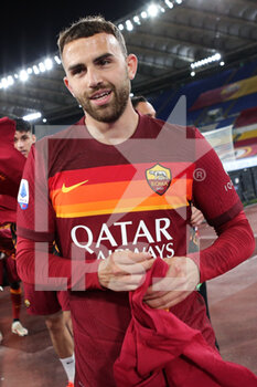 2021-05-15 - Borja Mayoral of Roma at the end of the Italian championship Serie A football match between AS Roma and SS Lazio on May 15, 2021 at Stadio Olimpico in Rome, Italy - Photo Federico Proietti / DPPI - AS ROMA VS SS LAZIO - ITALIAN SERIE A - SOCCER