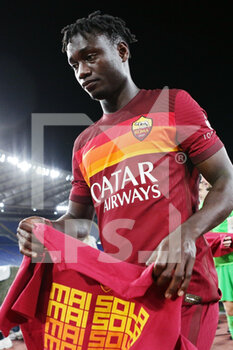 2021-05-15 - Ebrima Darboe of Roma at the end of the Italian championship Serie A football match between AS Roma and SS Lazio on May 15, 2021 at Stadio Olimpico in Rome, Italy - Photo Federico Proietti / DPPI - AS ROMA VS SS LAZIO - ITALIAN SERIE A - SOCCER