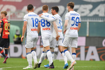 2021-05-15 - Esultanza, giocatori dell'Atalanta - GENOA VS ATALANTA - ITALIAN SERIE A - SOCCER