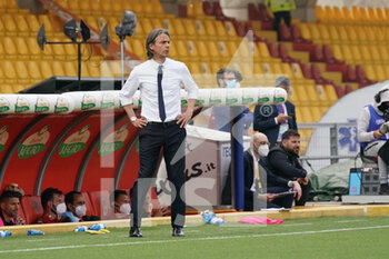 2021-05-16 - Coach Filippo Inzaghi (Benevento Calcio) - BENEVENTO CALCIO VS FC CROTONE - ITALIAN SERIE A - SOCCER