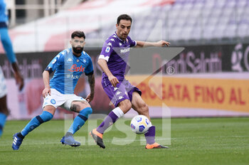 2021-05-16 - Giacomo Bonaventura (ACF Fiorentina) in azione contrastato da Elseid Hysaj (Napoli SSC) - ACF FIORENTINA VS SSC NAPOLI - ITALIAN SERIE A - SOCCER