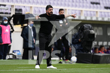 2021-05-16 - Gennaro Gattuso allenatore Napoli SSC - ACF FIORENTINA VS SSC NAPOLI - ITALIAN SERIE A - SOCCER