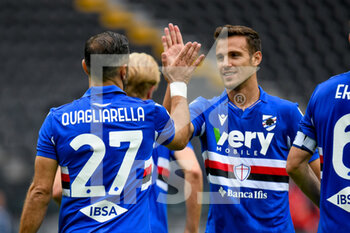 2021-05-16 - Esultanza di Fabio Quagliarella (Sampdoria) per il gol su rigore - UDINESE CALCIO VS UC SAMPDORIA - ITALIAN SERIE A - SOCCER