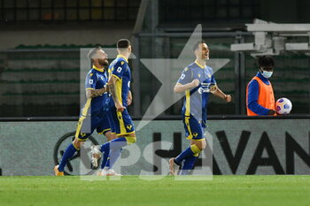 2021-05-17 - Esultanza Nikola Kalinic (Verona) dopo gol 2-1 - HELLAS VERONA VS BOLOGNA FC - ITALIAN SERIE A - SOCCER