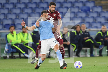 2021-05-18 - Antonio Sanabria (Torino ) Stefan Radu (Lazio) - SS LAZIO VS TORINO FC - ITALIAN SERIE A - SOCCER