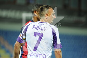 2021-05-22 - Frank Ribery with Davide Astori's bard of captain (fiorentina) - FC CROTONE VS ACF FIORENTINA  - ITALIAN SERIE A - SOCCER