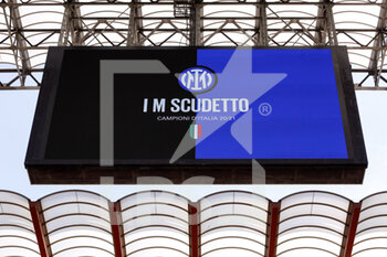 2021-05-23 - FC Internazionale I M Scudetto 19 graphic - INTER - FC INTERNAZIONALE VS UDINESE CALCIO - ITALIAN SERIE A - SOCCER