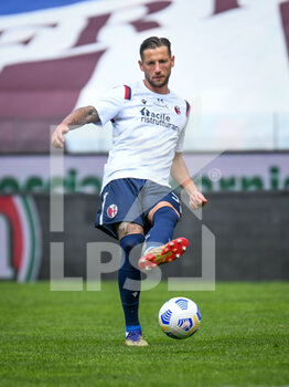 2021-06-01 - Mitchell Dijks (Bologna) in action during warm up - BOLOGNA FC ITALIAN FOOTBALL SERIE A SEASON 2020/2021 (ARCHIVES) - ITALIAN SERIE A - SOCCER