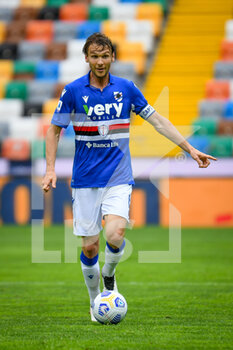 2021-06-01 - Albin Ekdal (Sampdoria) portrait in action - UC SAMPDORIA ITALIAN FOOTBALL SERIE A SEASON 2020/2021 - ITALIAN SERIE A - SOCCER