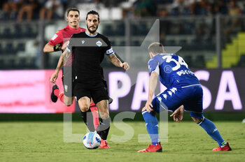 2021-08-21 - Luis Alberto (SS Lazio) in action against Adrian Ismajli (Empoli FC) - EMPOLI FC VS SS LAZIO - ITALIAN SERIE A - SOCCER