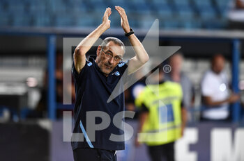 2021-08-21 - Maurizio Sarri manager of SS Lazio gestures - EMPOLI FC VS SS LAZIO - ITALIAN SERIE A - SOCCER