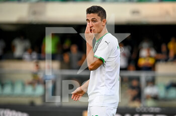 2021-08-21 - Giacomo Raspadori (Sassuolo) - HELLAS VERONA FC VS US SASSUOLO - ITALIAN SERIE A - SOCCER