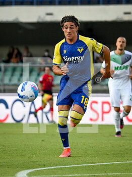 2021-08-21 - Matteo Cancellieri (Verona) - HELLAS VERONA FC VS US SASSUOLO - ITALIAN SERIE A - SOCCER