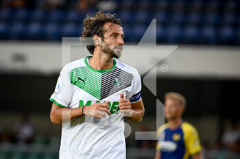 2021-08-21 - Gian Marco Ferrari (Sassuolo) portrait - HELLAS VERONA FC VS US SASSUOLO - ITALIAN SERIE A - SOCCER