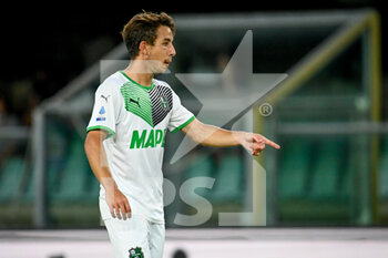 2021-08-21 - Maxime Lopez (Sassuolo) portrait - HELLAS VERONA FC VS US SASSUOLO - ITALIAN SERIE A - SOCCER