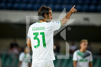 2021-08-21 - Gian Marco Ferrari (Sassuolo) portrait - HELLAS VERONA FC VS US SASSUOLO - ITALIAN SERIE A - SOCCER