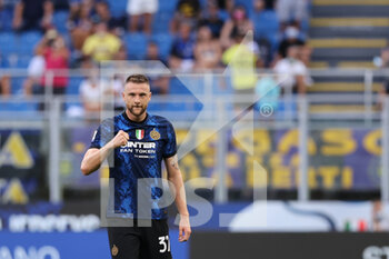 2021-08-21 - Milan Skriniar of FC Internazionale reacts during the Serie A 2021/22 football match between FC Internazionale and Genoa CFC at Giuseppe Meazza Stadium, Milan, Italy on August 21, 2021 - Photo FCI / Fabrizio Carabelli - INTER - FC INTERNAZIONALE VS GENOA CFC - ITALIAN SERIE A - SOCCER