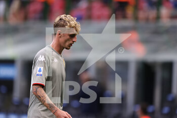 2021-08-21 - Nicolò Rovella of Genoa CFC during the Serie A 2021/22 football match between FC Internazionale and Genoa CFC at Giuseppe Meazza Stadium, Milan, Italy on August 21, 2021 - Photo FCI / Fabrizio Carabelli - INTER - FC INTERNAZIONALE VS GENOA CFC - ITALIAN SERIE A - SOCCER