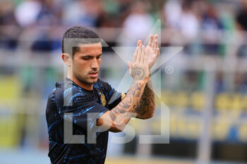 2021-08-21 - Stefano Sensi of FC Internazionale during the Serie A 2021/22 football match between FC Internazionale and Genoa CFC at Giuseppe Meazza Stadium, Milan, Italy on August 21, 2021 - Photo FCI / Fabrizio Carabelli - INTER - FC INTERNAZIONALE VS GENOA CFC - ITALIAN SERIE A - SOCCER