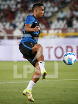 2021-08-21 - Luis Muriel (Atalanta BC) during warm-up - TORINO FC VS ATALANTA BC - ITALIAN SERIE A - SOCCER