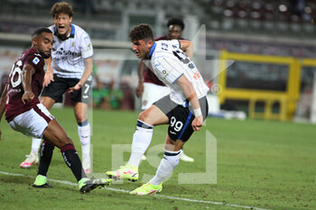 2021-08-21 - Roberto Piccoli (Atalanta BC) scores the goal - TORINO FC VS ATALANTA BC - ITALIAN SERIE A - SOCCER