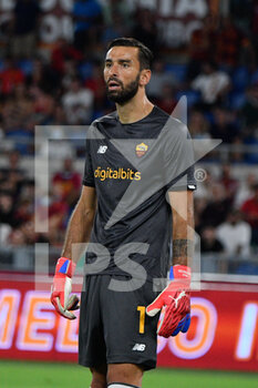 2021-08-22 - Rui Patricio of AS Roma seen in action during the  Italian Football Championship League A 2021/2022 match between AS Roma vs ACF Fiorentina at the Olimpic Stadium in Rome. - AS ROMA VS ACF FIORENTINA - ITALIAN SERIE A - SOCCER